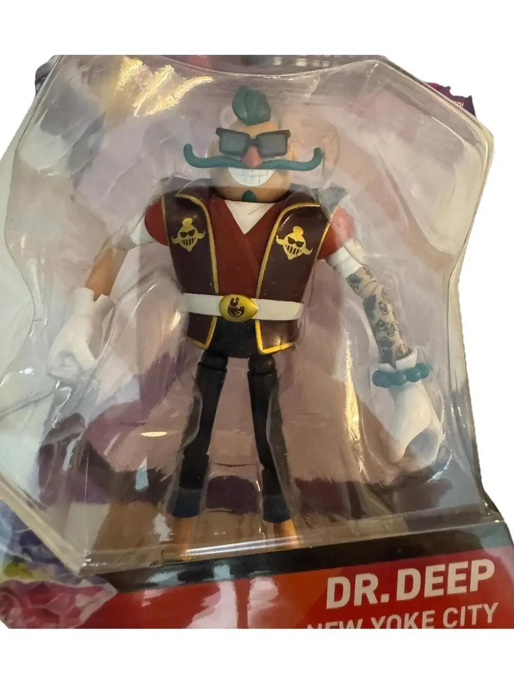 Netflix Sonic Prime Dr. Deep New York City Action Figure 2023 NEW Box Damage